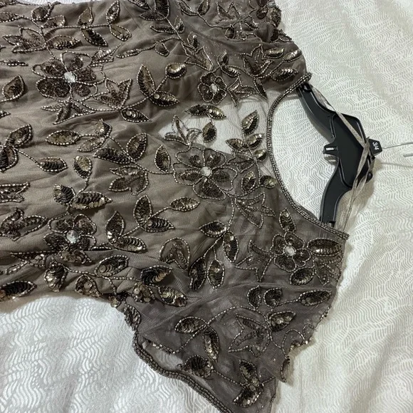 Adrianna Papell Brown Evening Gown - Picture 14 of 17